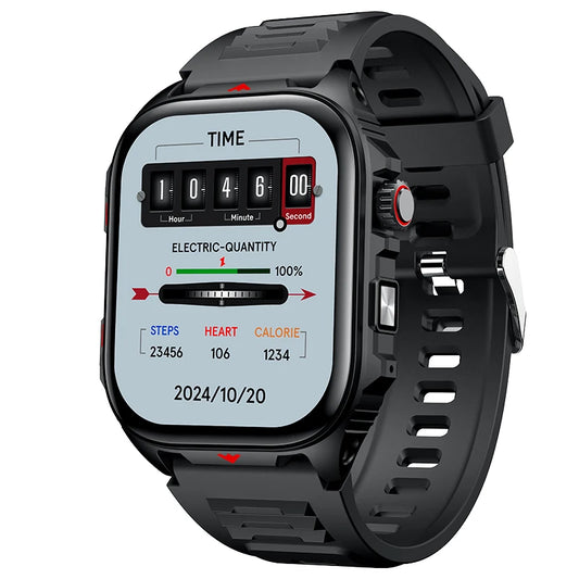 Electronic Smart Watch BT Call Heart Rate Monitor Smartwatch Fitness Tracker Waterproof Sport Watches for Man Woman Android 2026