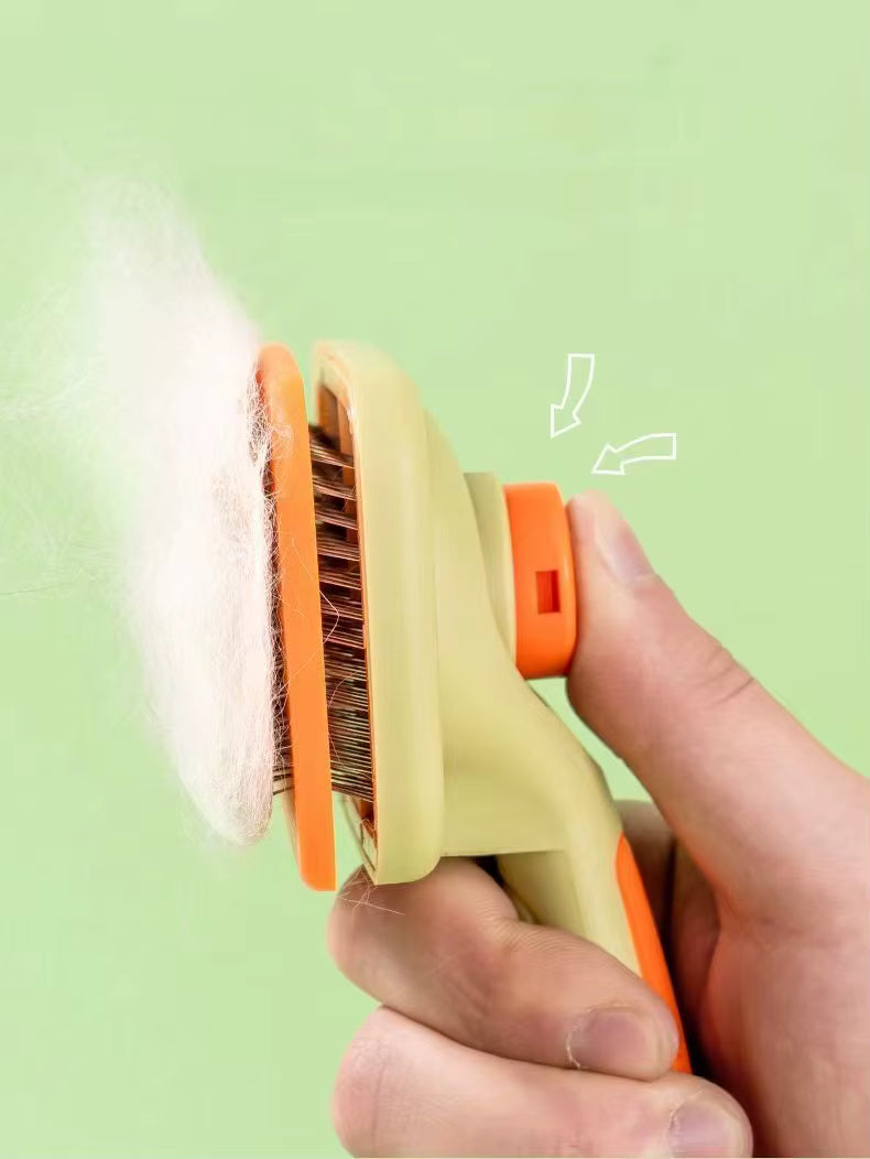 Cepillo de pelo puntas suaves auto-removedor